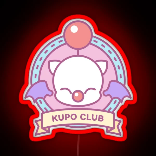 Kupo Club RGB Neon Sign