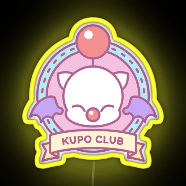 Kupo Club RGB Neon Sign