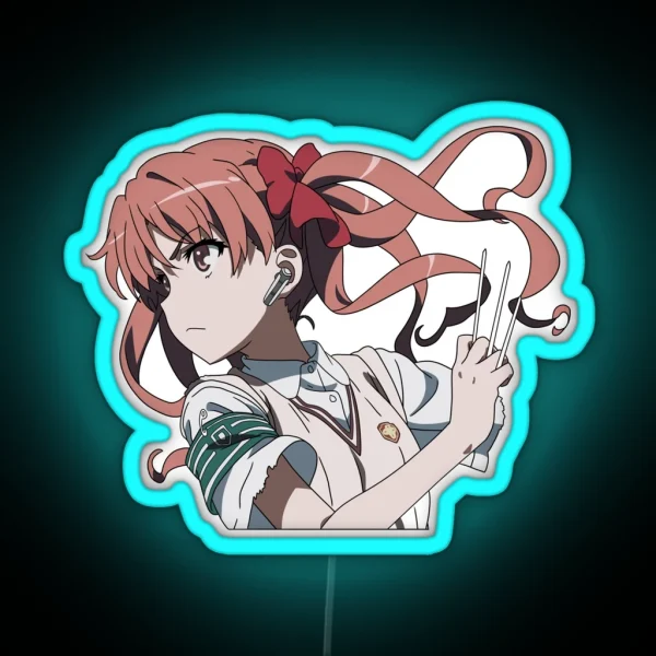 Kuroko Fighting Pose RGB Neon Sign