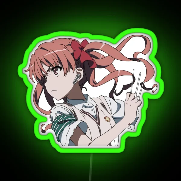 Kuroko Fighting Pose RGB Neon Sign
