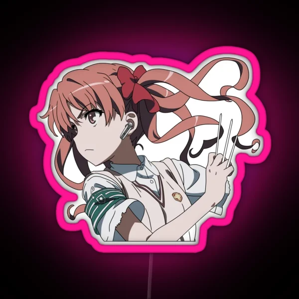 Kuroko Fighting Pose RGB Neon Sign
