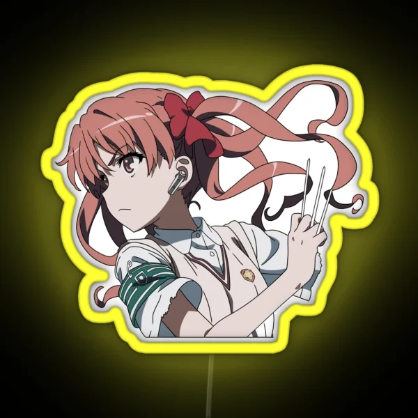 Kuroko Fighting Pose RGB Neon Sign