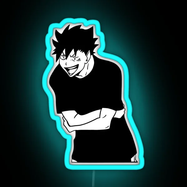 Kuroo Laughing RGB Neon Sign