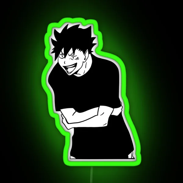 Kuroo Laughing RGB Neon Sign
