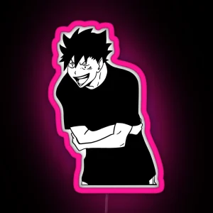 Kuroo Laughing RGB Neon Sign