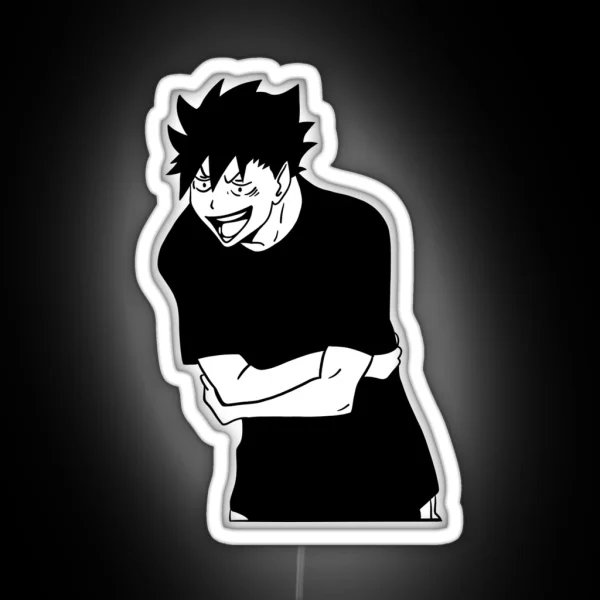 Kuroo Laughing RGB Neon Sign
