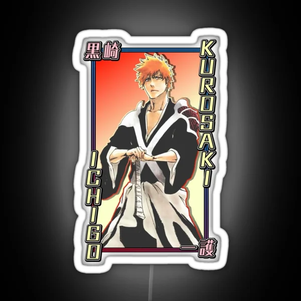 Kurosaki Ichigo RGB Neon Sign