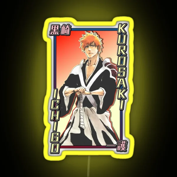 Kurosaki Ichigo RGB Neon Sign