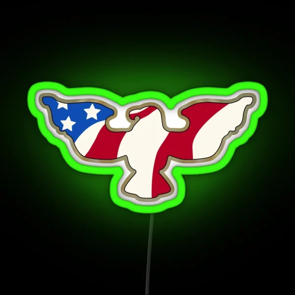 Kurt Angle Eagle RGB Neon Sign