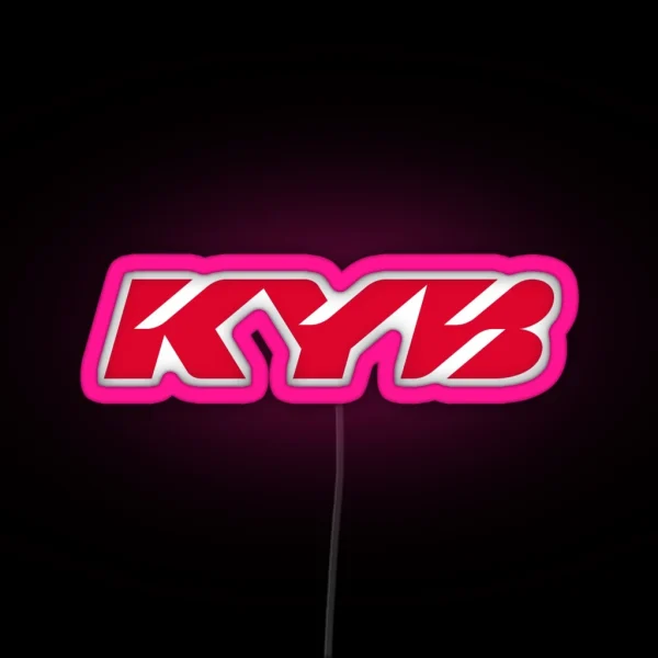 Kyb Suspensions Logo RGB Neon Sign