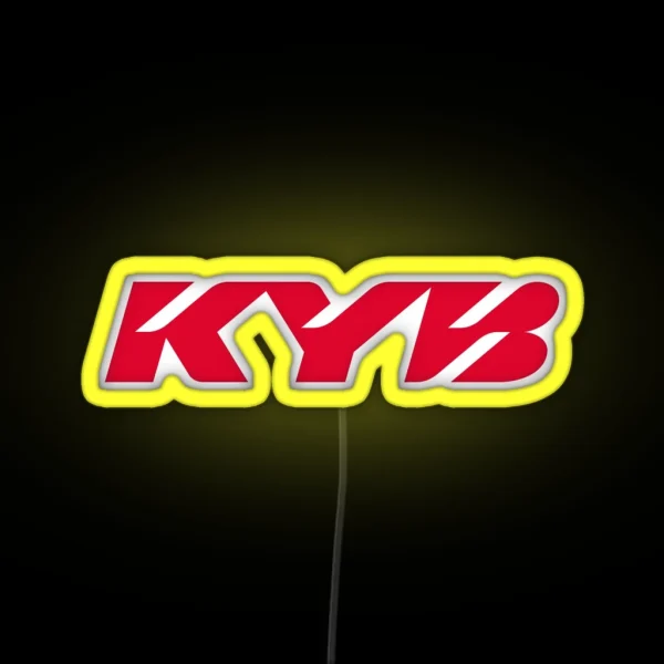 Kyb Suspensions Logo RGB Neon Sign