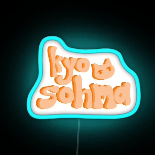 Kyo Sohma Bubble Letters Led RGB Neon Sign