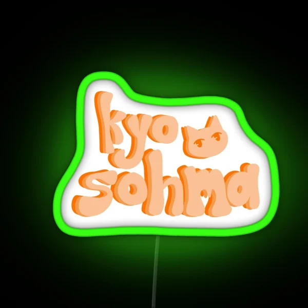 Kyo Sohma Bubble Letters Led RGB Neon Sign