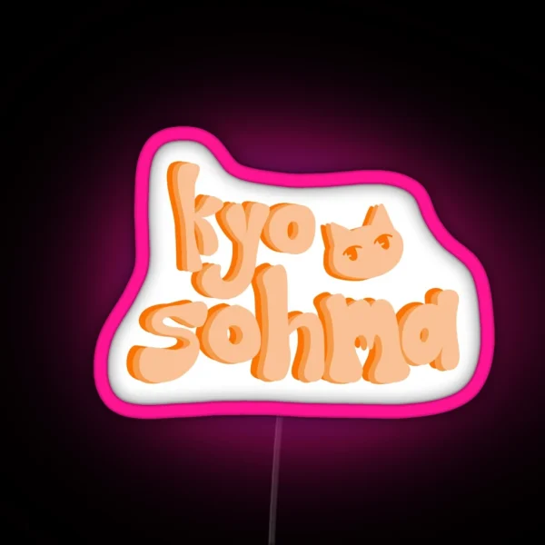 Kyo Sohma Bubble Letters Led RGB Neon Sign