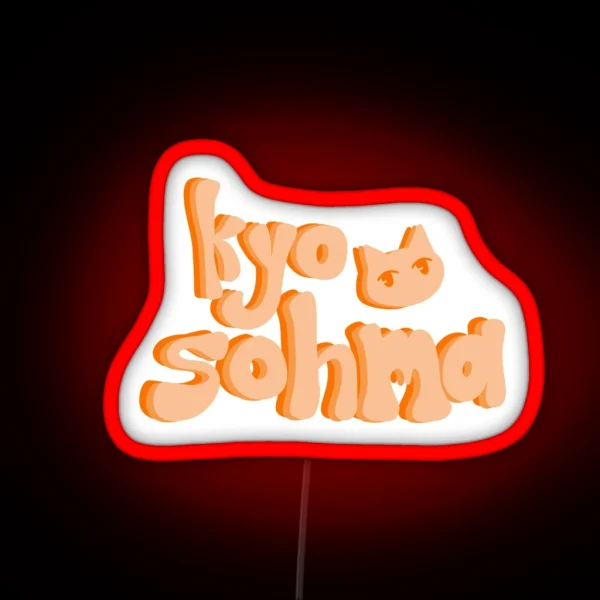Kyo Sohma Bubble Letters Led RGB Neon Sign