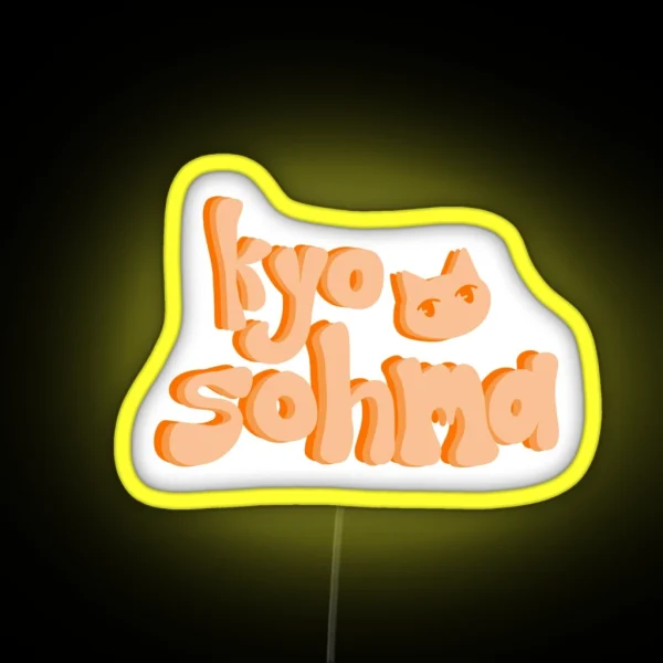 Kyo Sohma Bubble Letters Led RGB Neon Sign