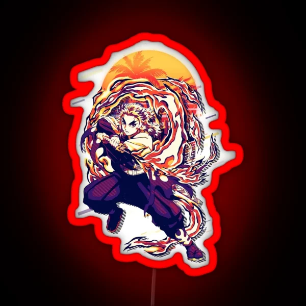 Kyojuro Rengoku RGB Neon Sign