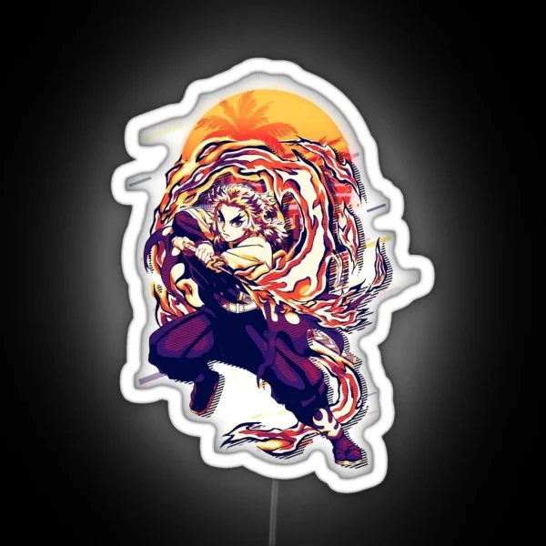Kyojuro Rengoku RGB Neon Sign