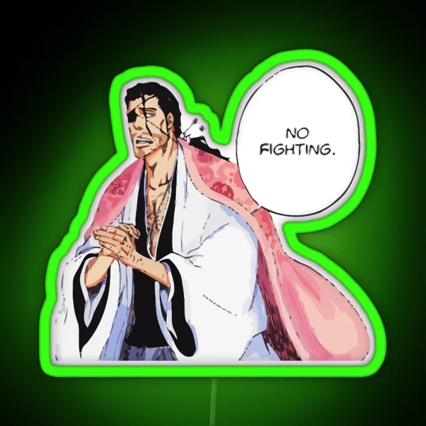 Kyoraku Shunsui RGB Neon Sign
