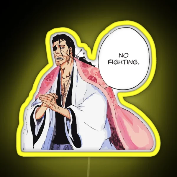 Kyoraku Shunsui RGB Neon Sign