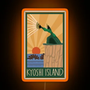 Kyoshi Island Print W The Unagi RGB Neon Sign