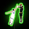 Kyrie Irving Clutch Shot Over Stephen Curry RGB Neon Sign - Image 3