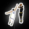 Kyrie Irving Clutch Shot Over Stephen Curry RGB Neon Sign - Image 4