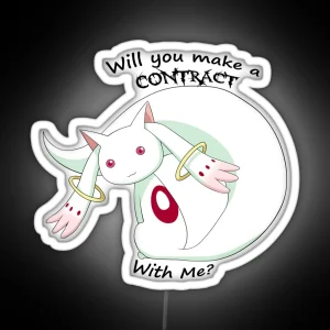 Kyubey RGB Neon Sign