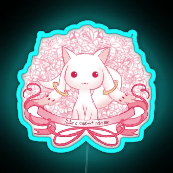 Kyubey RGB Neon Sign