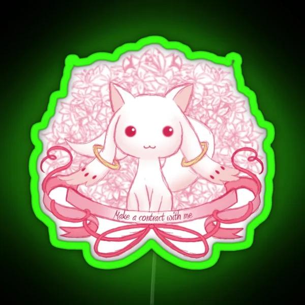 Kyubey RGB Neon Sign