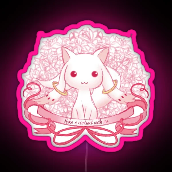 Kyubey RGB Neon Sign