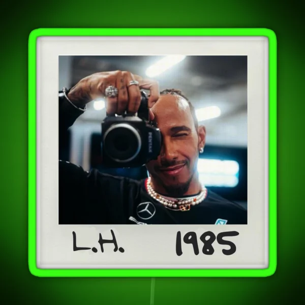 L H 1985 RGB Neon Sign