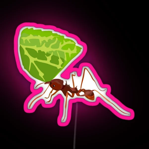L Is For Leafcutter Ant RGB Neon Sign
