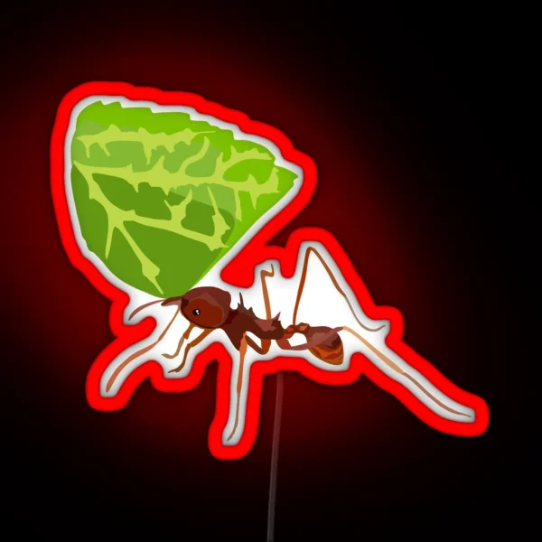L Is For Leafcutter Ant RGB Neon Sign