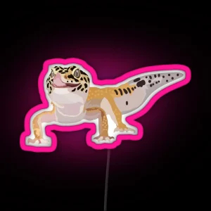 L Is For Leopard Gecko RGB Neon Sign