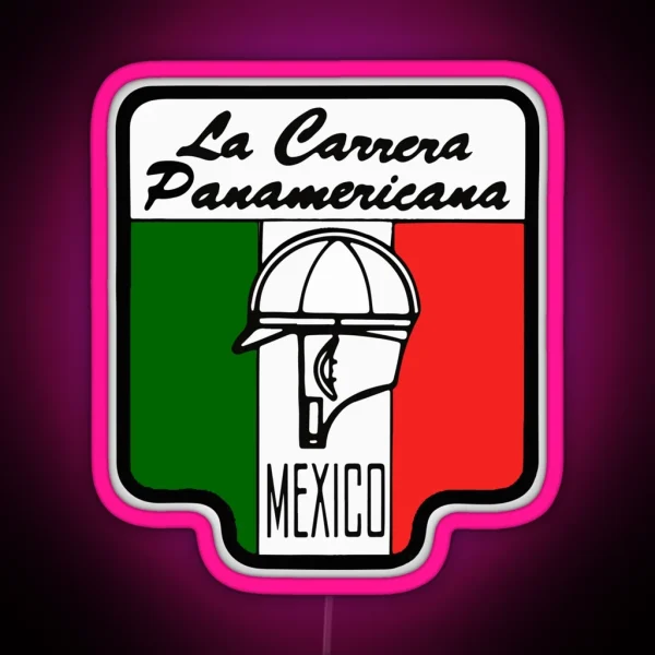 La Carrera Panamericana Vintage RGB Neon Sign