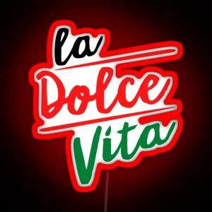La Dolce Vita RGB Neon Sign