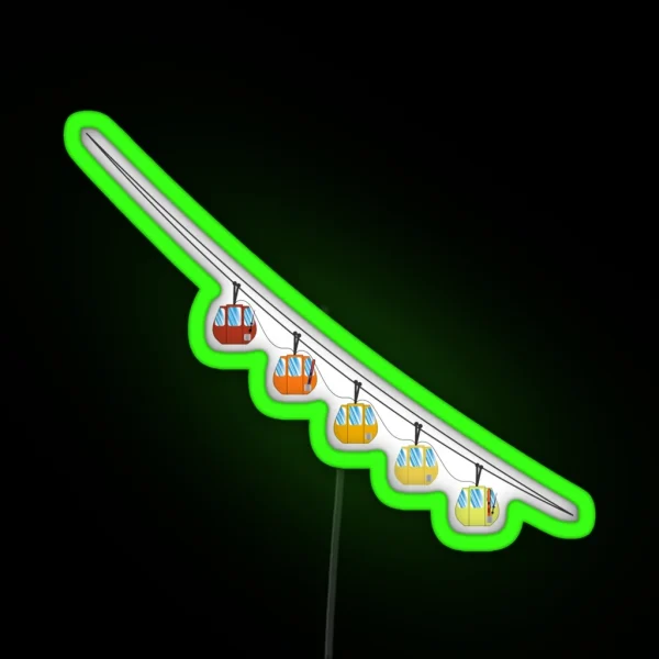 La Grave Cable Car RGB Neon Sign