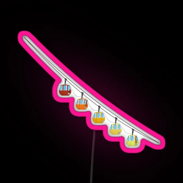 La Grave Cable Car RGB Neon Sign