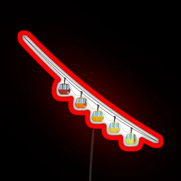 La Grave Cable Car RGB Neon Sign