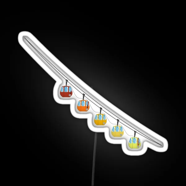 La Grave Cable Car RGB Neon Sign
