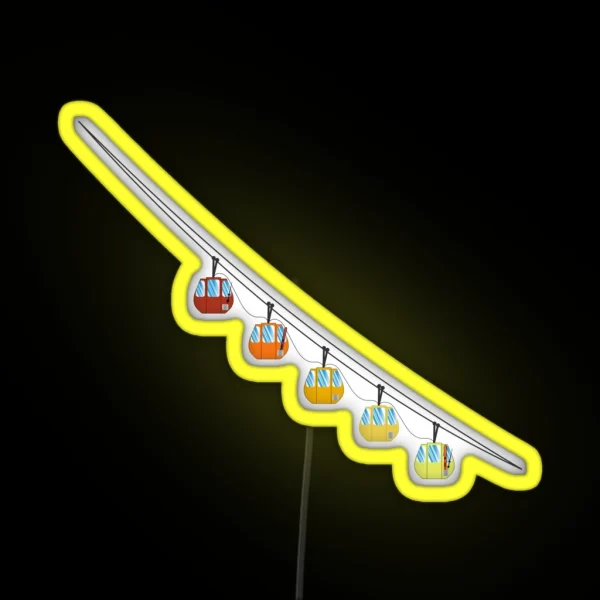 La Grave Cable Car RGB Neon Sign