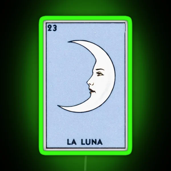 La Luna RGB Neon Sign