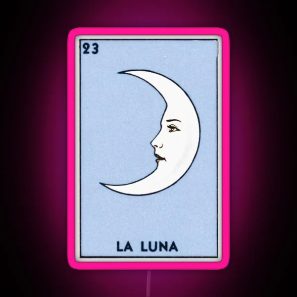 La Luna RGB Neon Sign