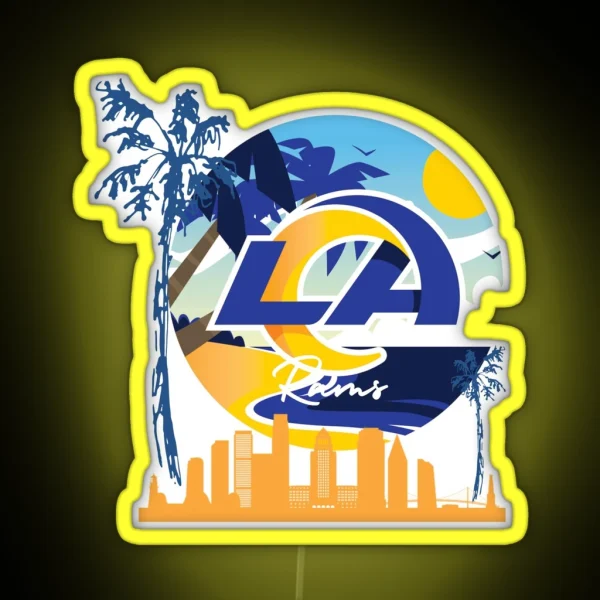 LA Rams RGB Neon Sign