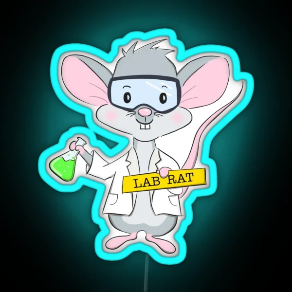 Lab Rat RGB Neon Sign