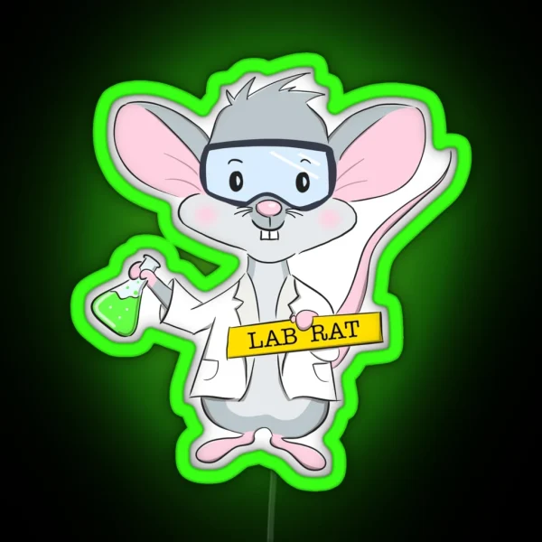 Lab Rat RGB Neon Sign