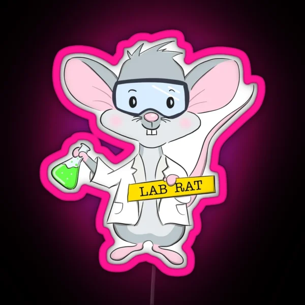 Lab Rat RGB Neon Sign