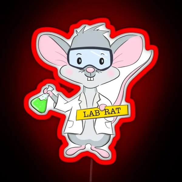 Lab Rat RGB Neon Sign