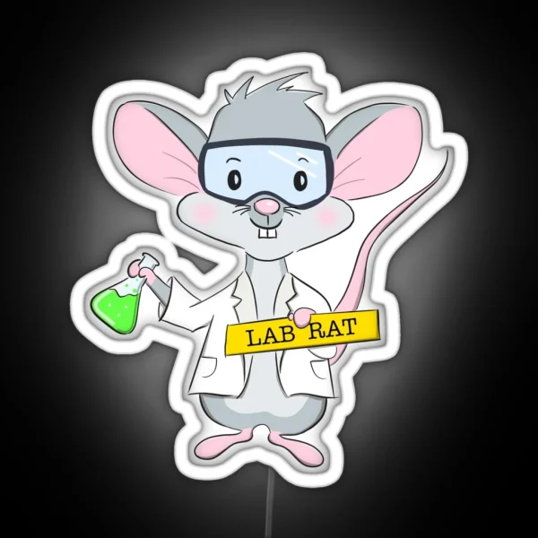 Lab Rat RGB Neon Sign